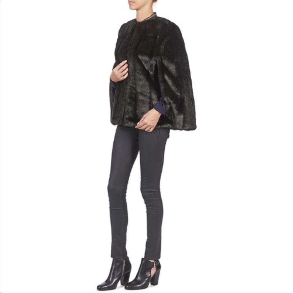 Michael Kors Faux Fur Cape